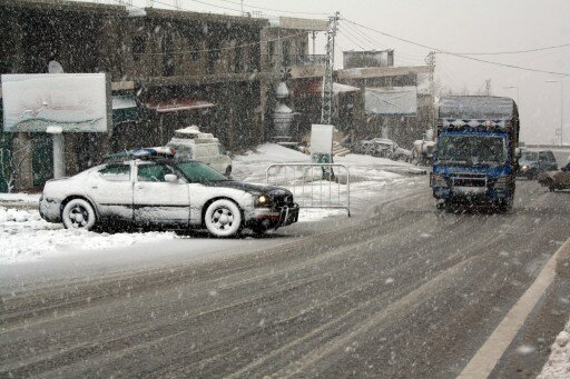 Ливан и Сирию завалило снегом | Фото: AFP