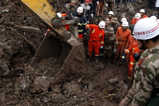 Китай: около 46 человек погибли в результате оползня | Фото: AFP