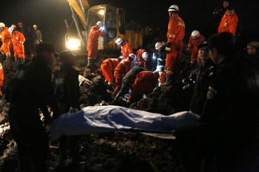 Китай: около 46 человек погибли в результате оползня | Фото: AFP