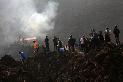 Китай: около 46 человек погибли в результате оползня | Фото: AFP