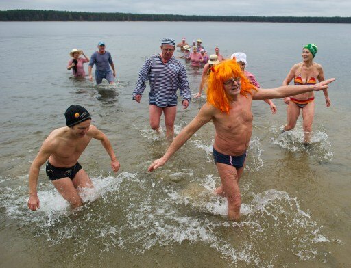 Немцы моржуют | Фото: AFP