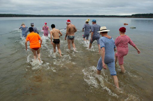Немцы моржуют | Фото: AFP