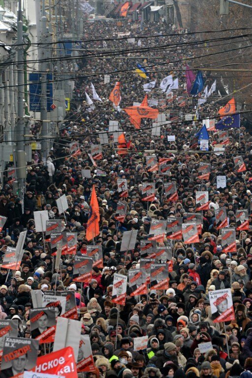 Россия: `Марш против подлецов` | Фото: AFP