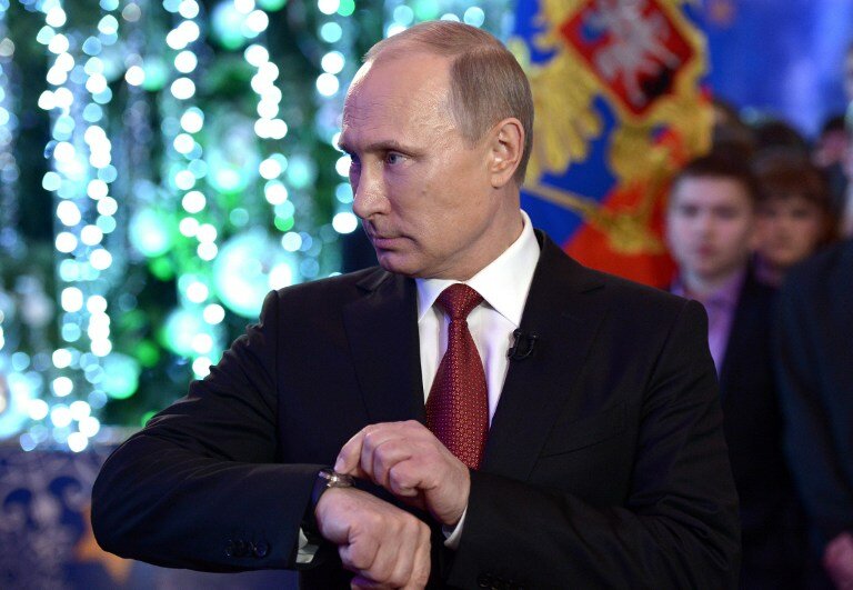 Новый год Владимира Путина | Фото: AFP