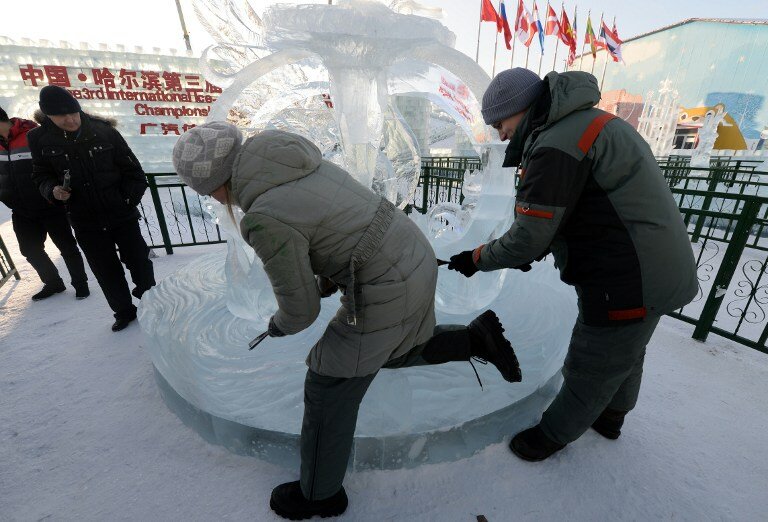 Красочный фестиваль льда и снега | Фото: AFP