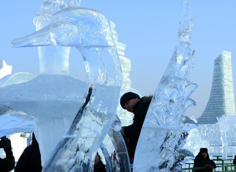 Красочный фестиваль льда и снега | Фото: AFP