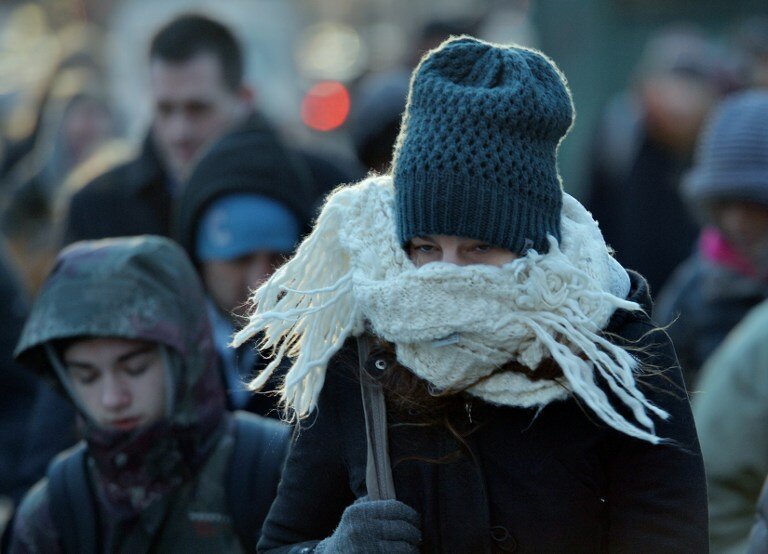 Жители США страдают от лютых морозов | Фото: AFP