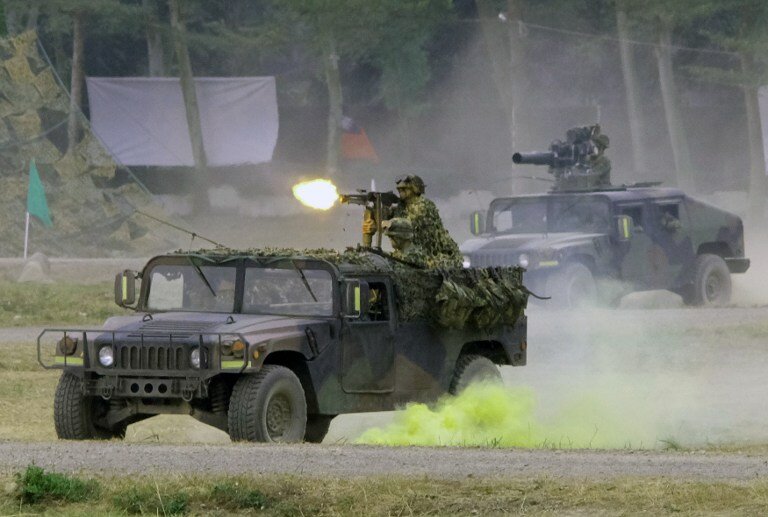 Тайвань показал свою мощь | Фото: AFP