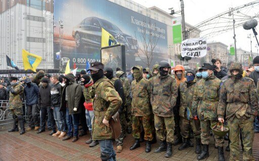 Киев. Восьмое вече на Евромайдане | Фото: AFP