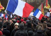 Франция:17 тыс. человек вышли против Олланда и правительства | Фото: AFP