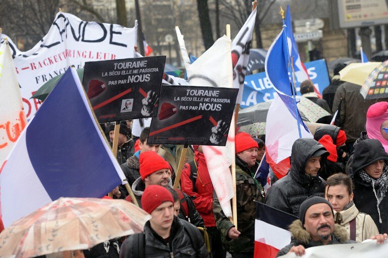`День Гнева` : Евреи, Франция - не для вас! | Фото: AFP