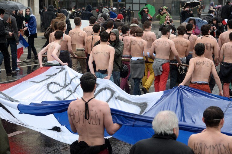 `День Гнева` : Евреи, Франция - не для вас! | Фото: AFP