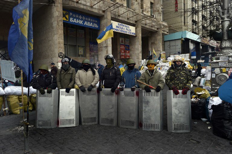 На баррикадах Евромайдана | Фото: AFP