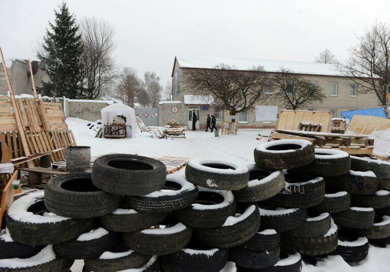 На баррикадах Евромайдана | Фото: AFP