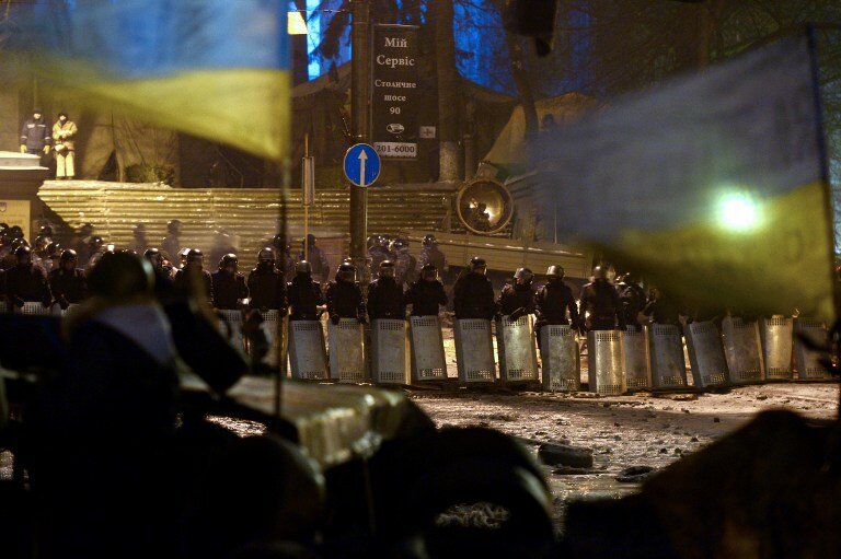 На баррикадах Евромайдана | Фото: AFP