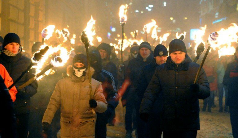 Украина. День борьбы с большевизмом | Фото: AFP