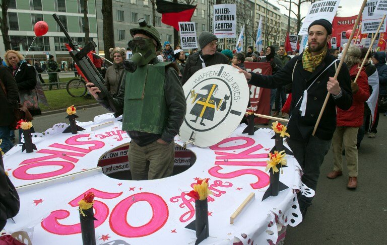 Мюнхен против конференции НАТО | Фото: AFP