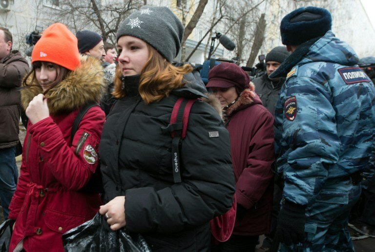 Захват заложников в московской школе | Фото: AFP