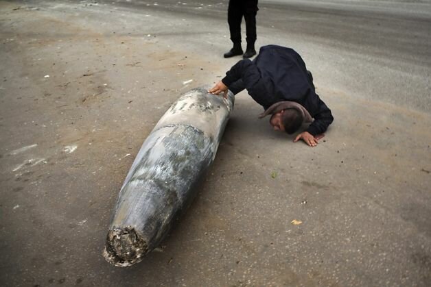 Ракетный обстрел Ашкелона | Фото: AFP