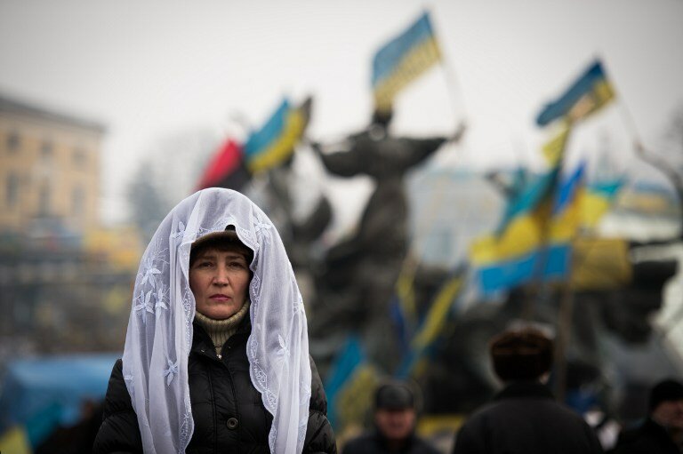 Как прошло юбилейное Народное вече в Киеве | Фото: AFP