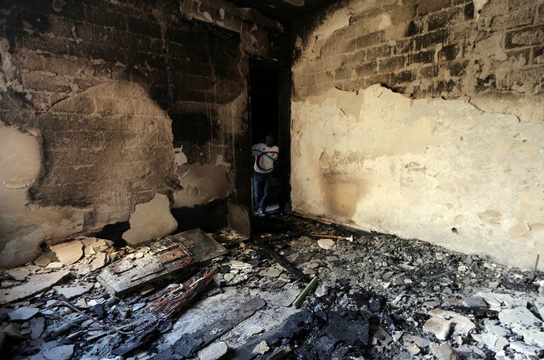 В Триполи офис телеканала обстреляли из гранатомета | Фото: AFP