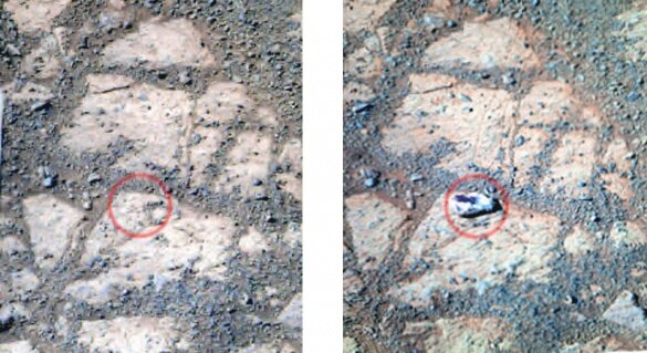 NASA разгадал загадку марсианского `блуждающего камня` 