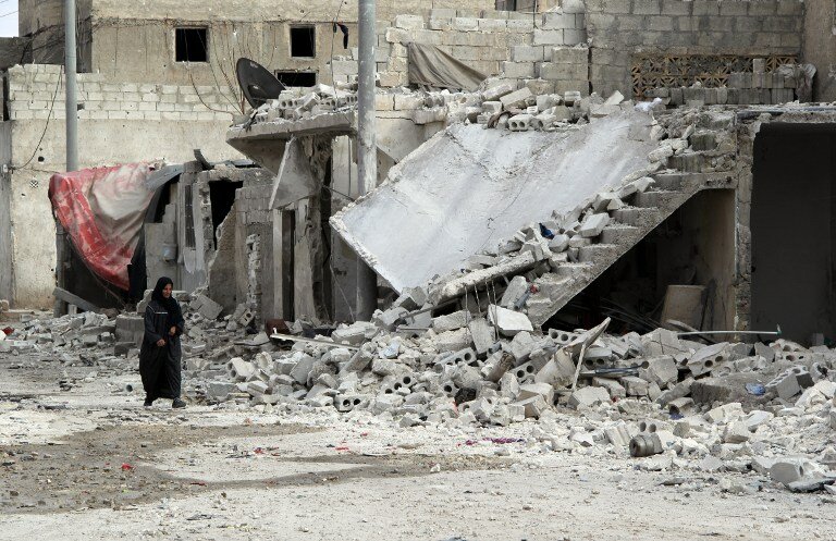 Войска Асада обстреляли с воздуха Алеппо | Фото: AFP