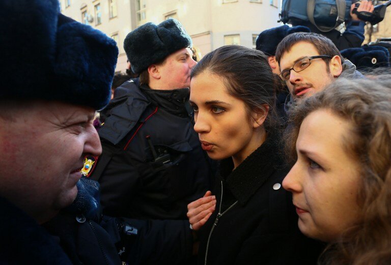 На митинге в Москве задержали более 200 человек | Фото: AFP