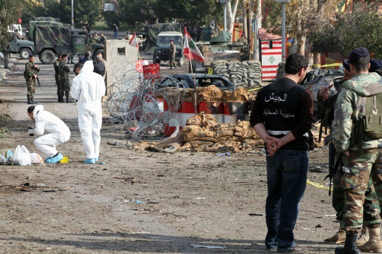 Смертник подорвался на блок-посту ливанской армии | Фото: AFP