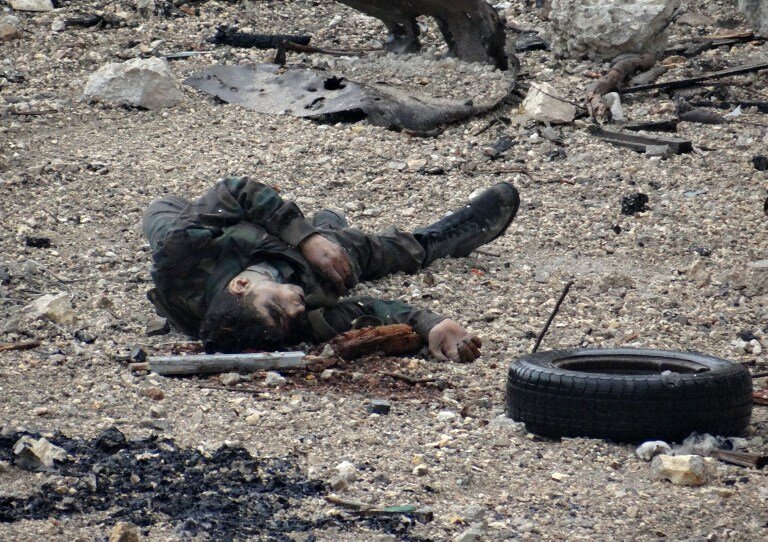 ВВС Сирии обстреляли город на границе с Ливаном | Фото: AFP
