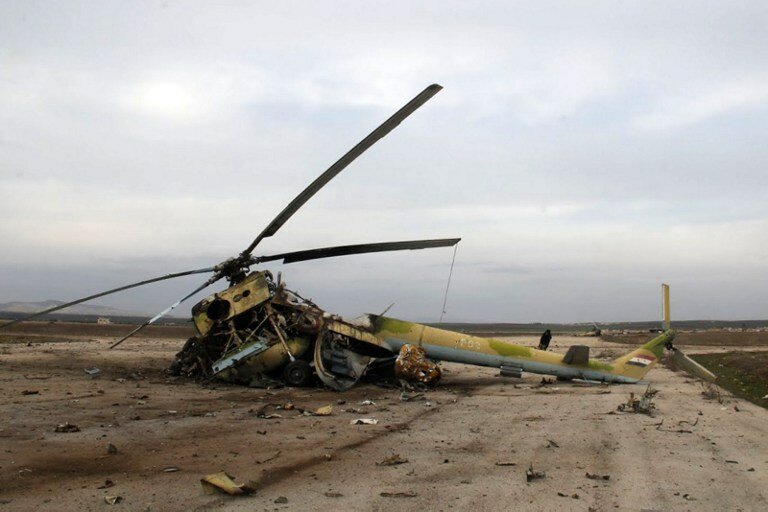 ВВС Сирии разгромили город на границе с Турцией | Фото: AFP