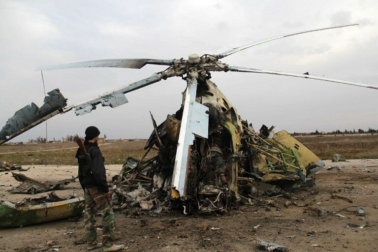 ВВС Сирии разгромили город на границе с Турцией | Фото: AFP