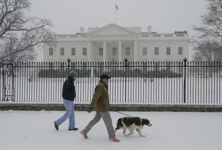 Снежный шторм накрыл США | Фото: AFP