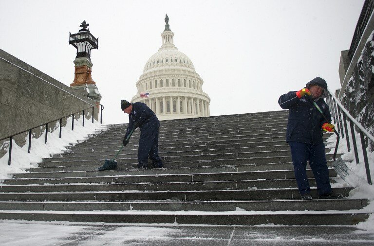 Снежный шторм накрыл США | Фото: AFP