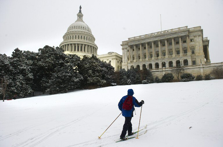 Снежный шторм накрыл США | Фото: AFP