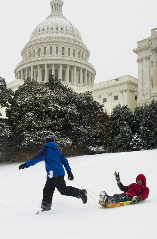 Снежный шторм накрыл США | Фото: AFP