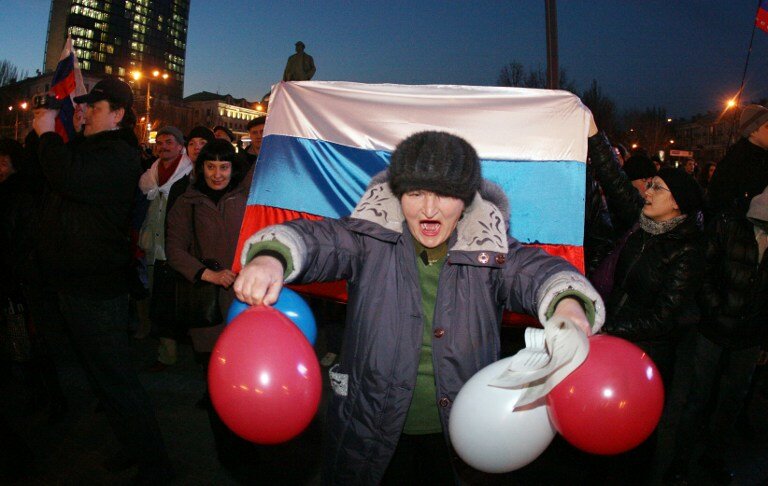 Кровавя бойня в Донецке | Фото: AFP