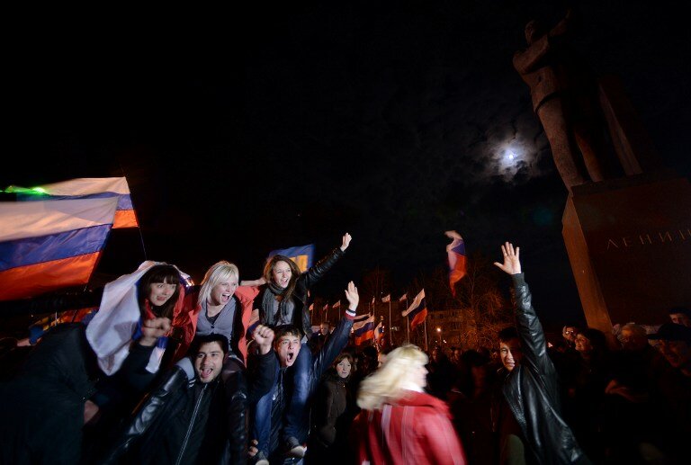 Крымское ликование | Фото: AFP