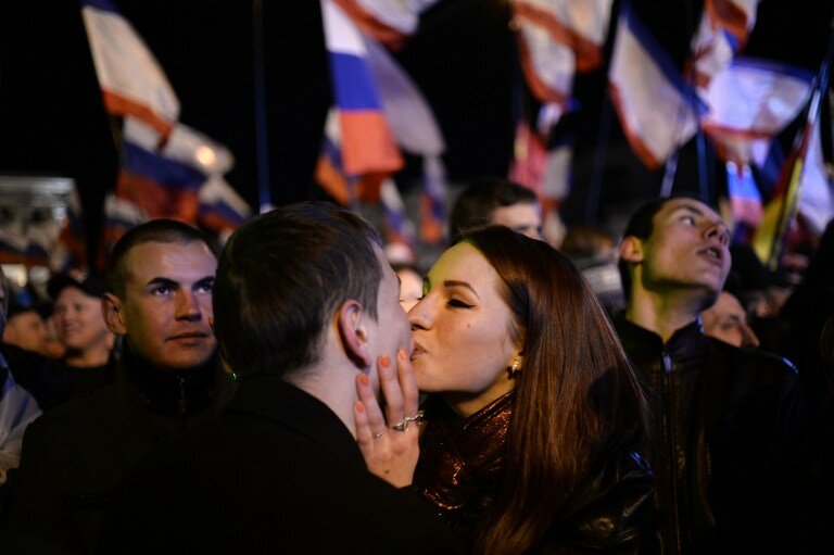 Крымское ликование | Фото: AFP