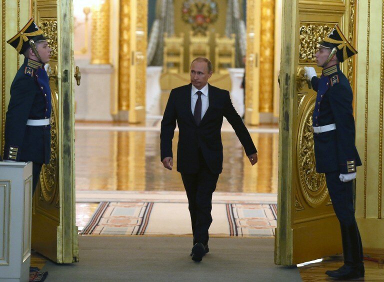 Подписание договора о присоединении Крыма к России | Фото: AFP
