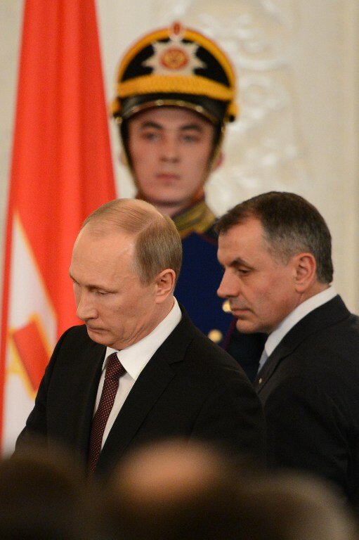 Подписание договора о присоединении Крыма к России | Фото: AFP
