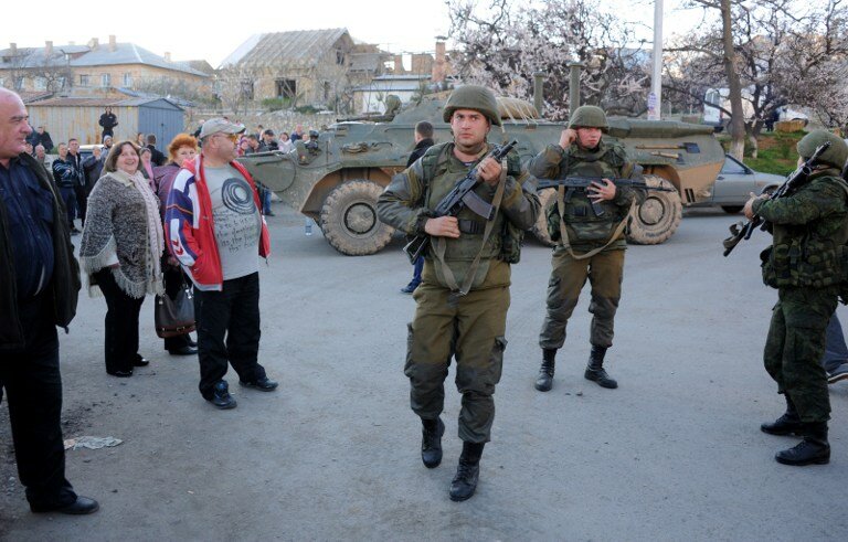 Штурм авиабазы Бельбек | Фото: AFP
