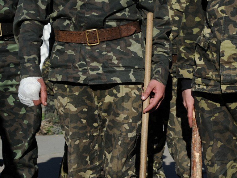 Штурм авиабазы Бельбек | Фото: AFP