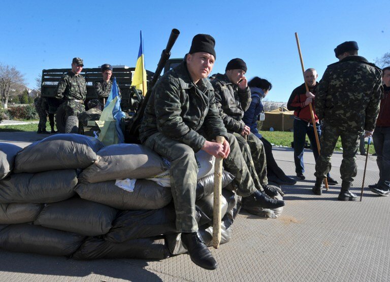 Штурм авиабазы Бельбек | Фото: AFP