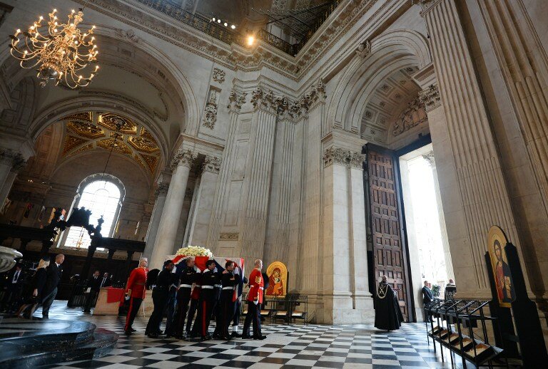 Последний путь Железной Леди | Фото: AFP