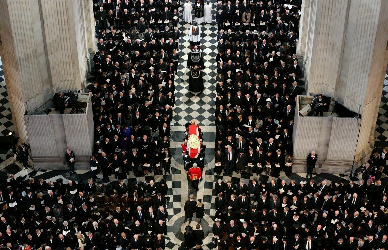 Последний путь Железной Леди | Фото: AFP