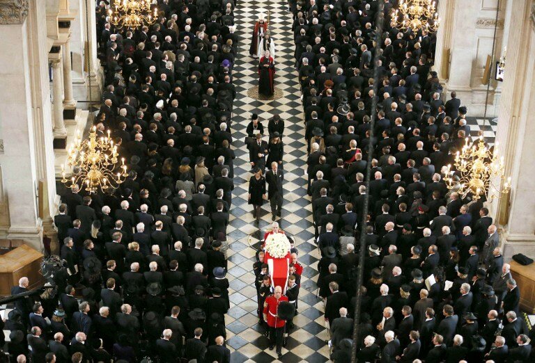 Последний путь Железной Леди | Фото: AFP