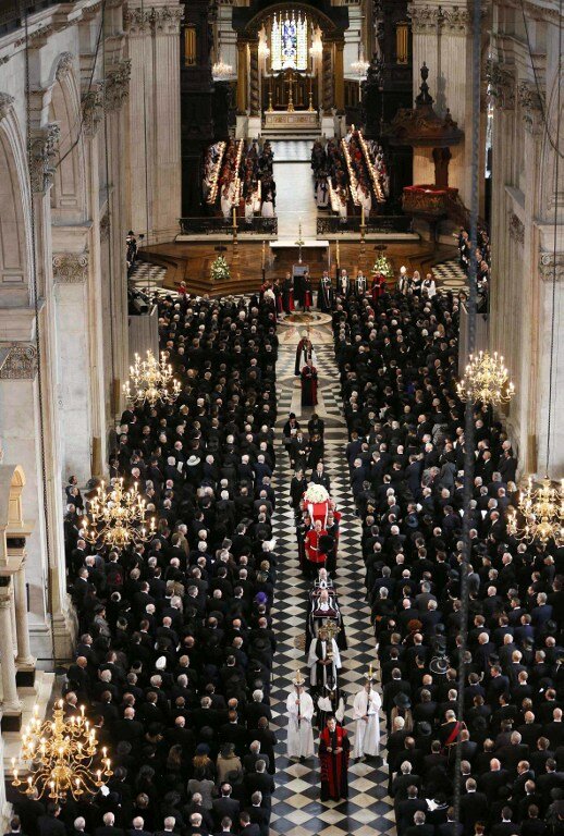 Последний путь Железной Леди | Фото: AFP