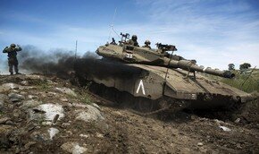 Учения ЦАХАЛа на сирийской границе | Фото: AFP