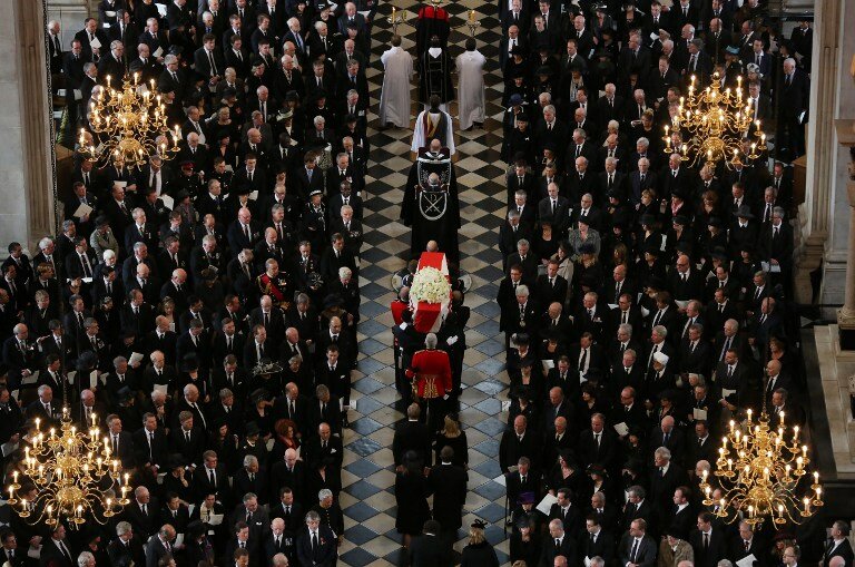 Похороны Тэтчер обошлись в 5,6 миллиона долларов | Фото: AFP